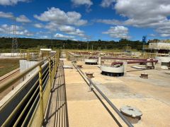 Estação de Tratamento de Esgoto de Sete Lagoas -MG 2.000,00 m² de Impermeabillização com Wulkem da Viapol -  Contratante Consorcio Sete Lagoas - Demae 
